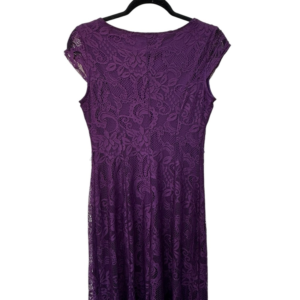 Candelite Purple Floral Formal Dress size Small - Picture 6 of 9